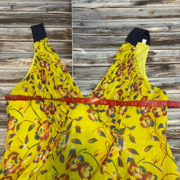 Tanya Taylor Floral Garden Print Everly V-Neck Belted Sleeveless Maxi Dress Sz 8 - Picture 11 of 11